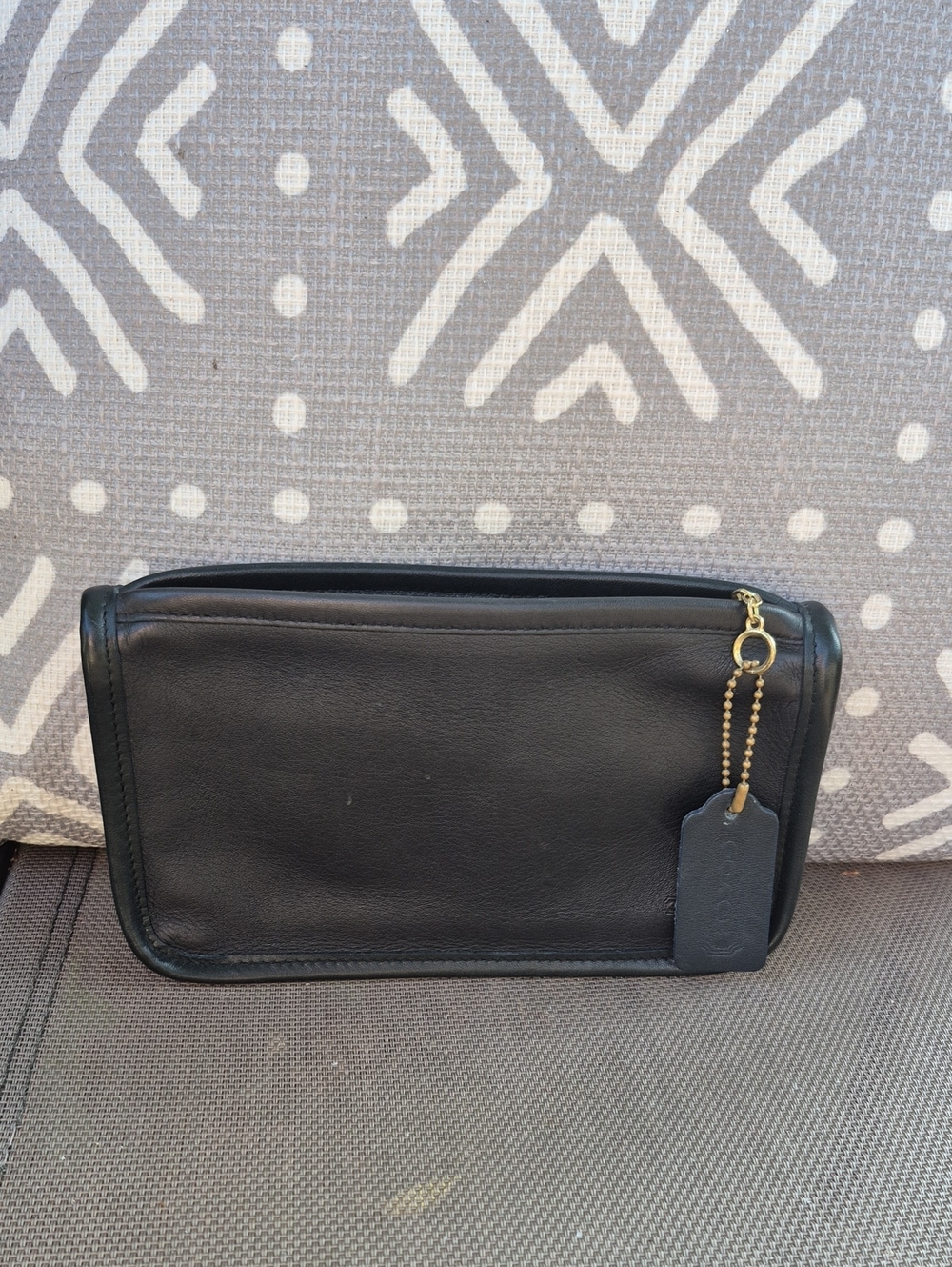 Vintage Coach Small Zip Bag
